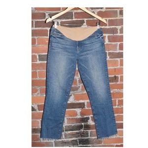 MOTHER Rascal Crop Skinny Maternity Jeans 29